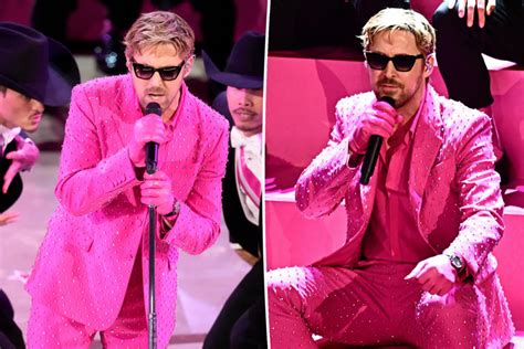 Ryan Gosling wears bedazzled pink suit for epic ‘I’m Just Ken’ 